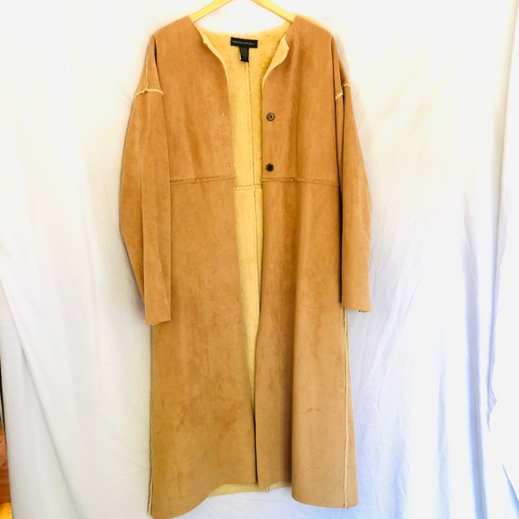 Banana Republic Faux-Shearling Car Coat - Picture 3 of 6